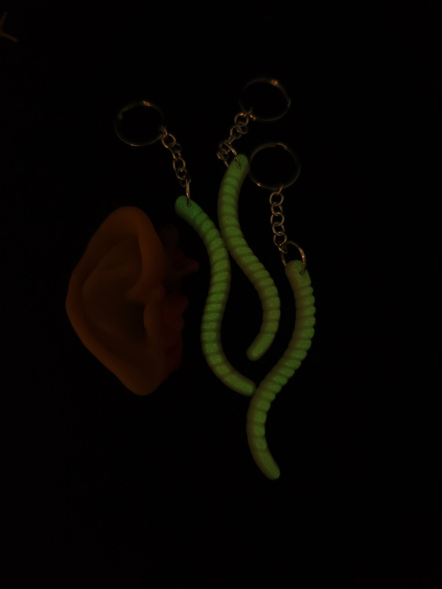 Worm Keychain