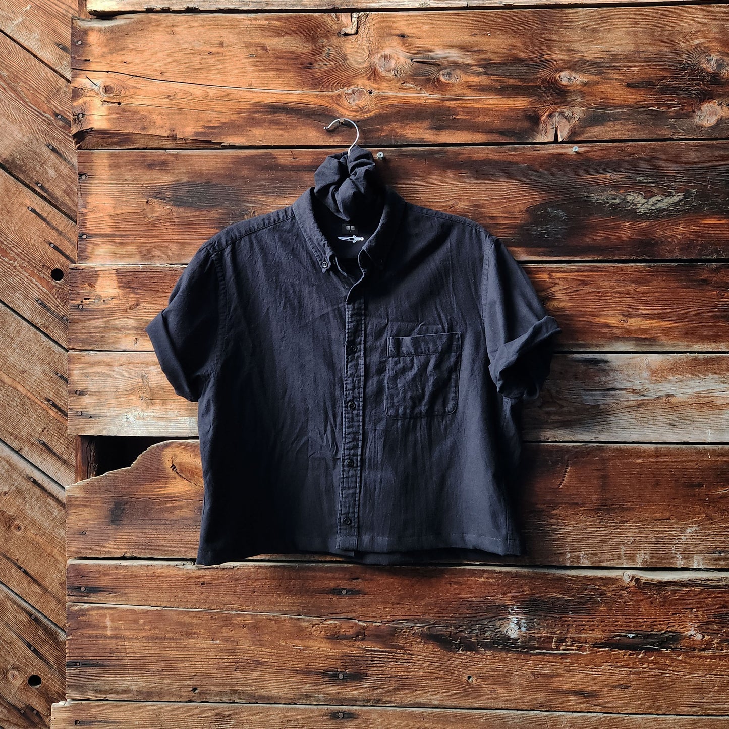 Upcycled Vintage Button Up - Snakes