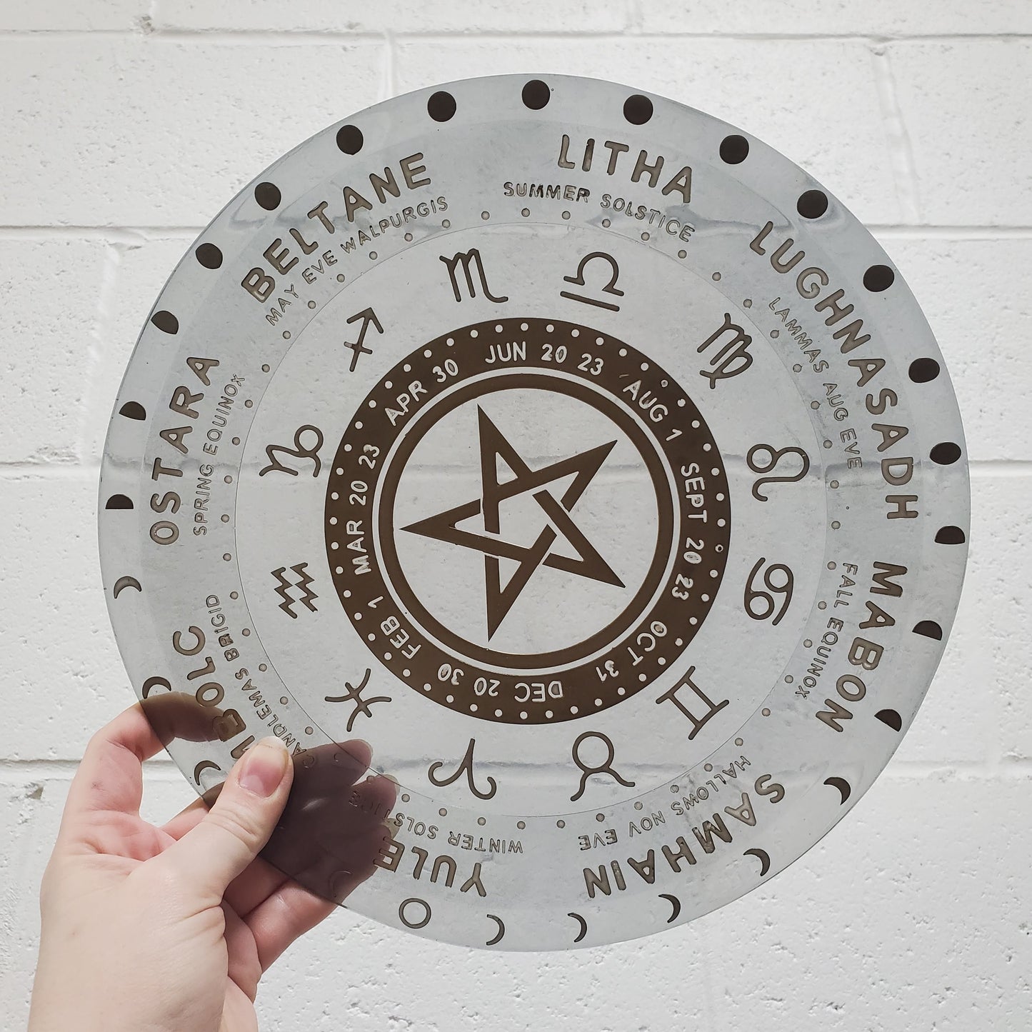 Witch's Calendar Pendulum Boards